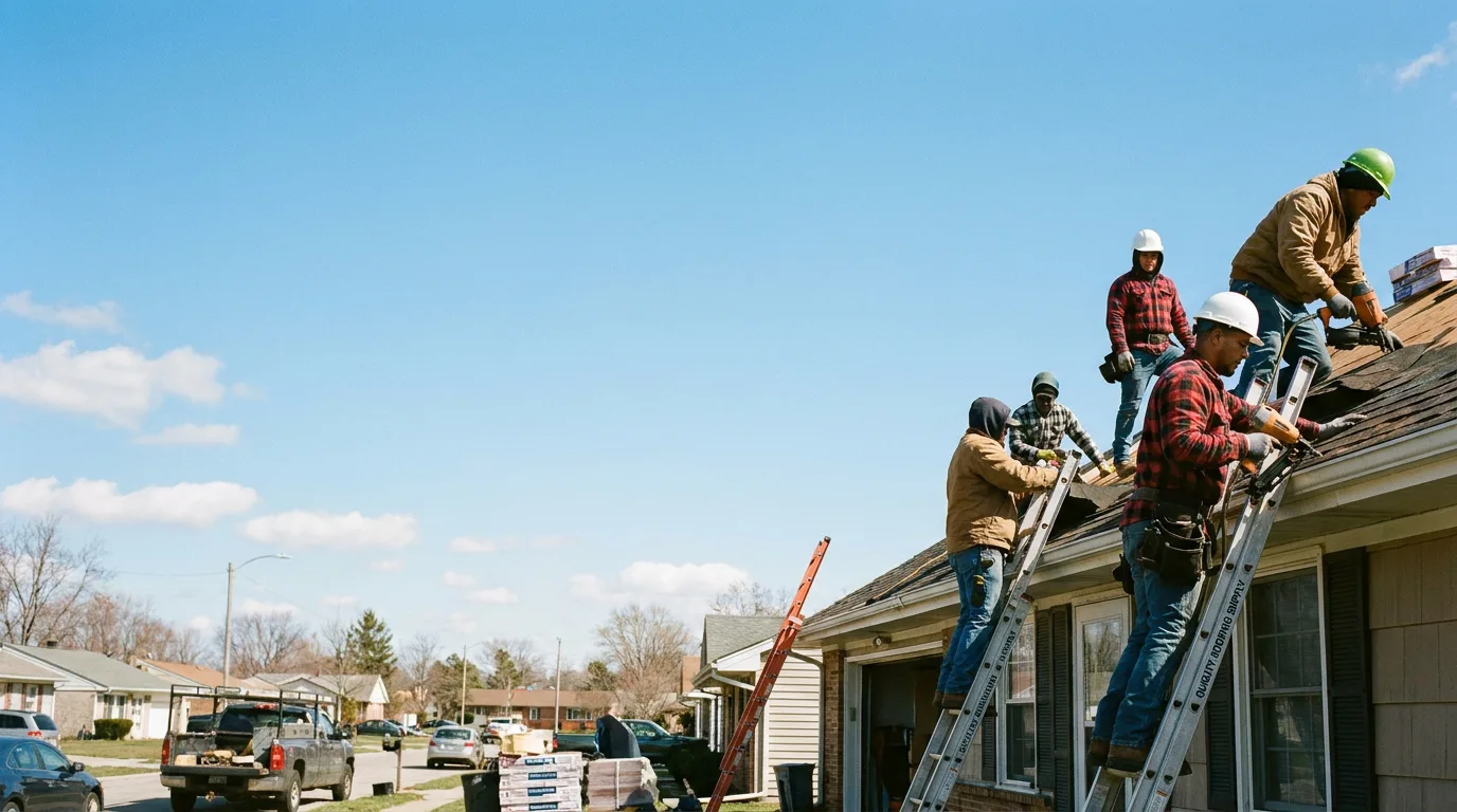 Roofing in Kinderhook, IL near me